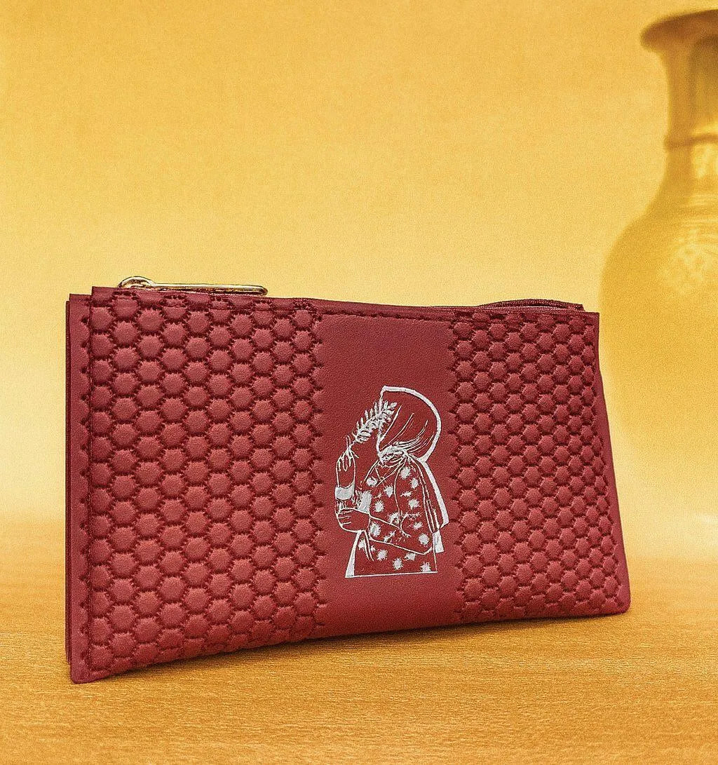 Women's PU Leather Plain Wristlet