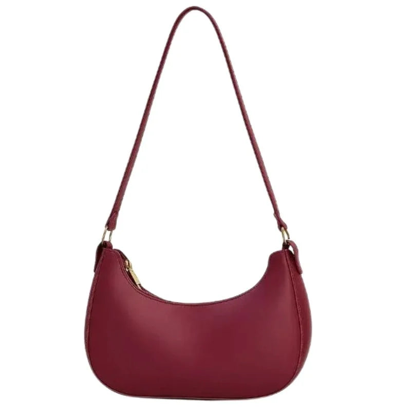Maroon Luxury Fashion Hand Bag