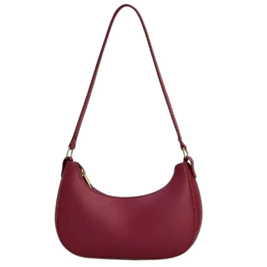 Maroon Luxury Fashion Hand Bag