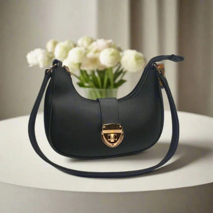 Crescent Leather Luxury Shoulder Bag