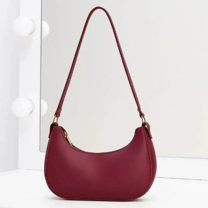 Maroon Luxury Fashion Hand Bag