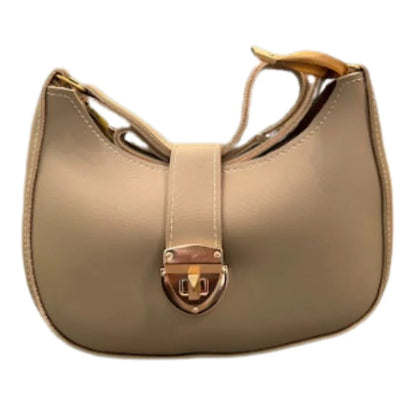 Crescent Leather Luxury Shoulder Bag