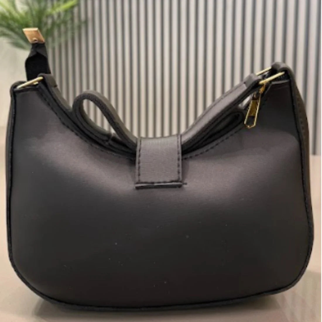 Crescent Leather Luxury Shoulder Bag